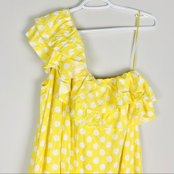 Lisa Marie Fernandez Polka Dot One Shoulder Dress - Picture 9 of 16